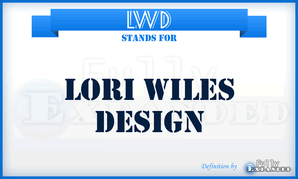 LWD - Lori Wiles Design