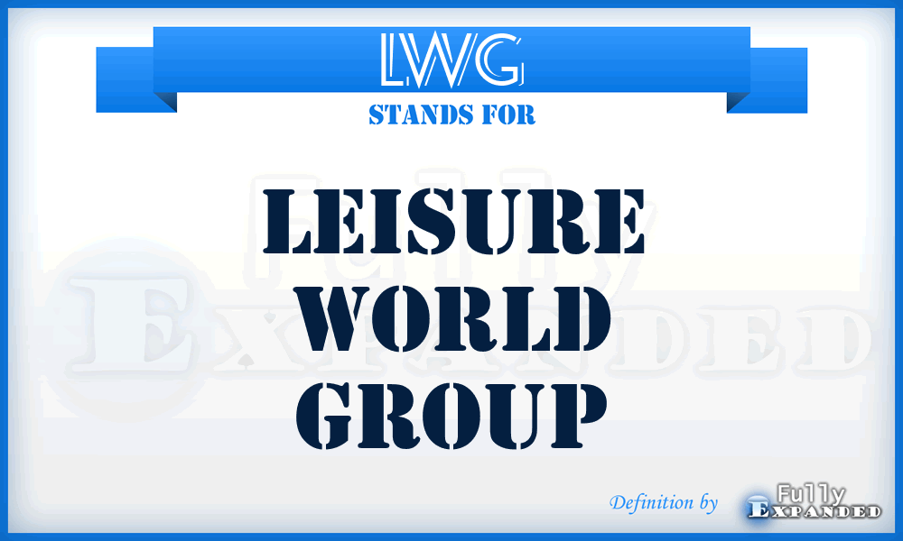 LWG - Leisure World Group