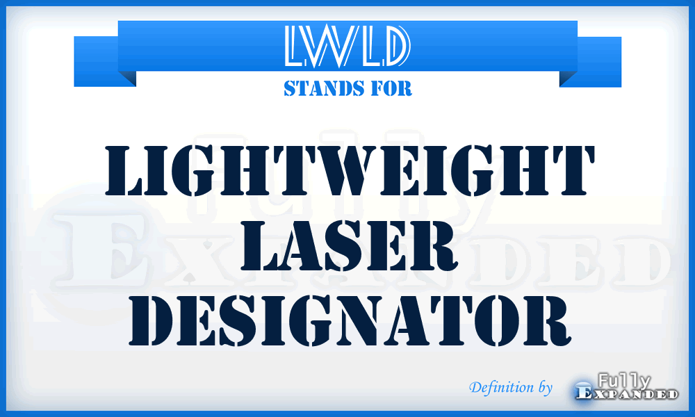 LWLD - Lightweight Laser Designator