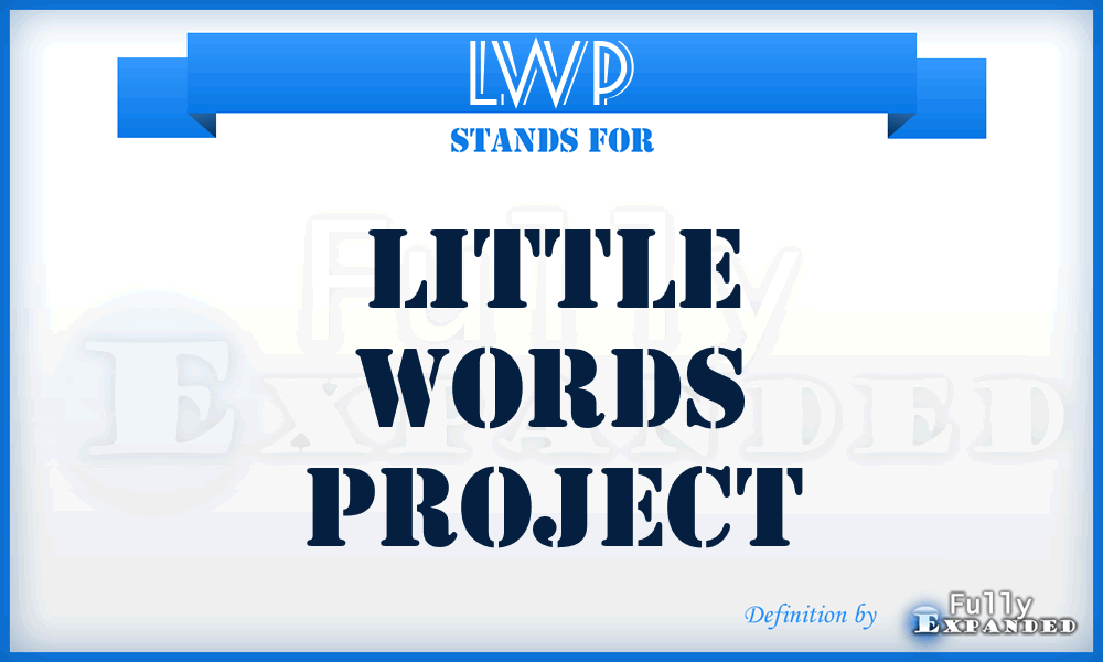 LWP - Little Words Project