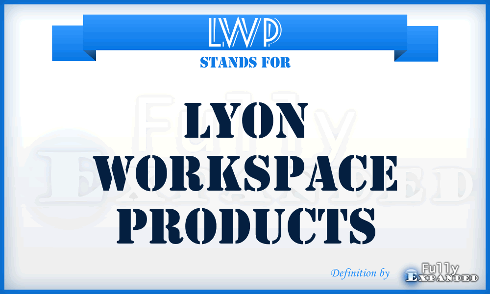 LWP - Lyon Workspace Products