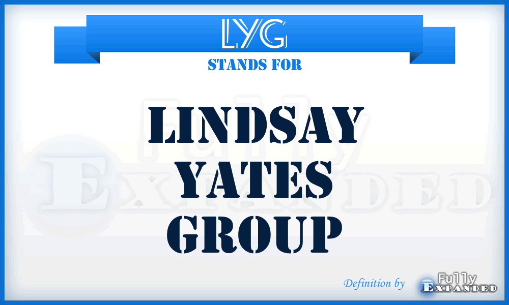 LYG - Lindsay Yates Group