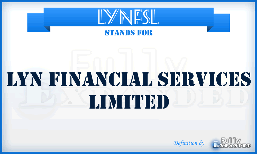 LYNFSL - LYN Financial Services Limited