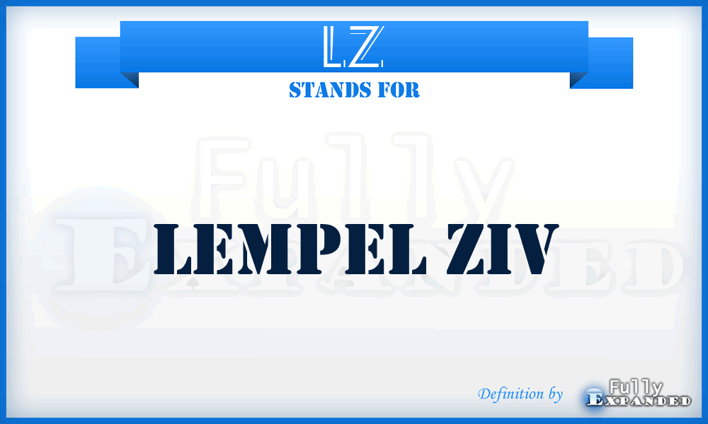 LZ - Lempel Ziv