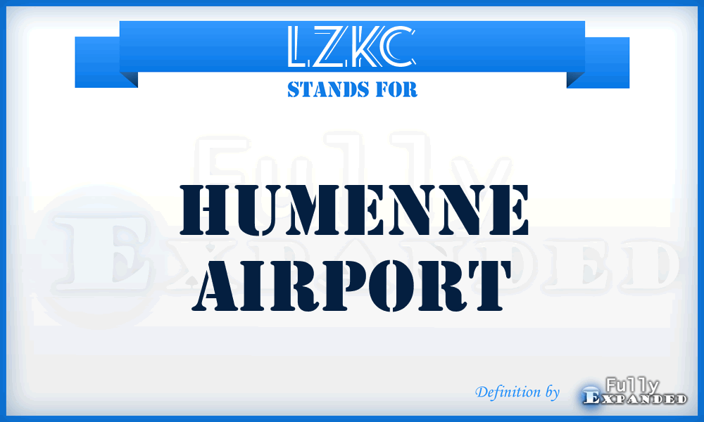 LZKC - Humenne airport