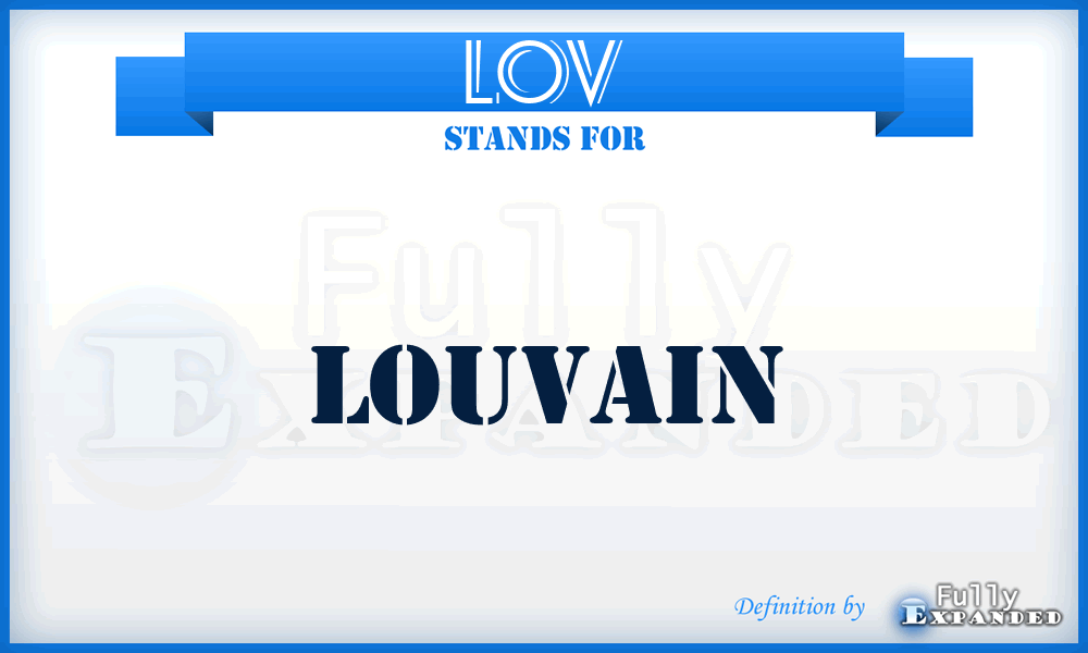 Lov - Louvain