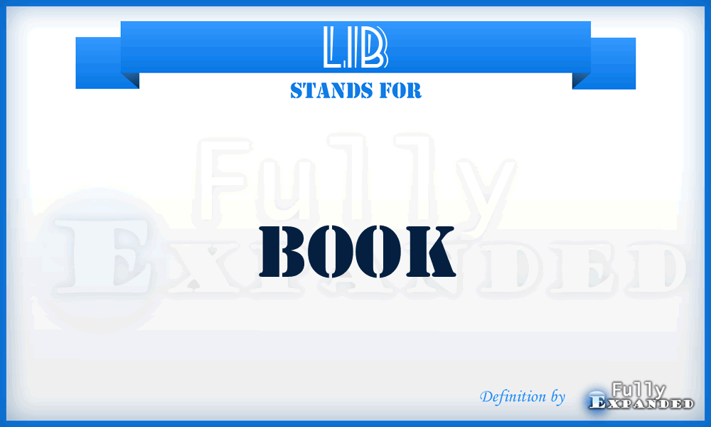 Lib - Book