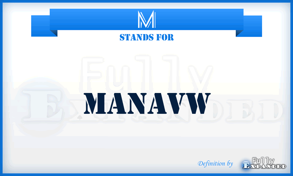 M - Manavw