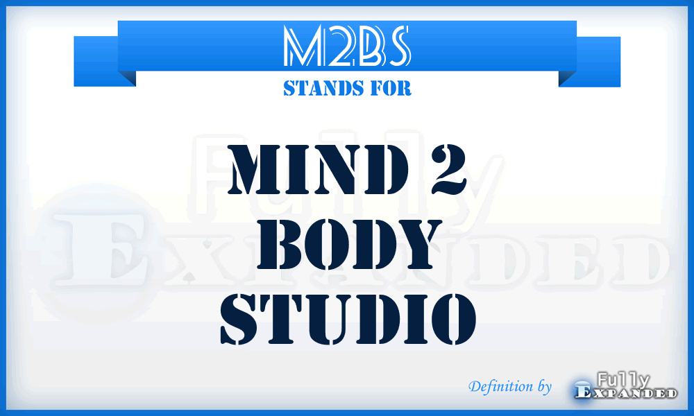 M2BS - Mind 2 Body Studio