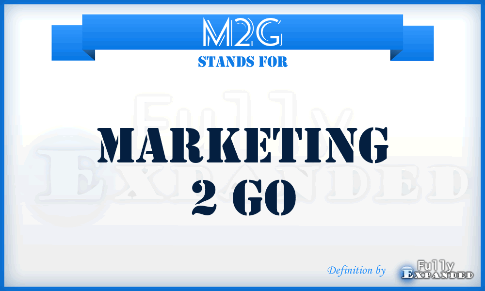 M2G - Marketing 2 Go