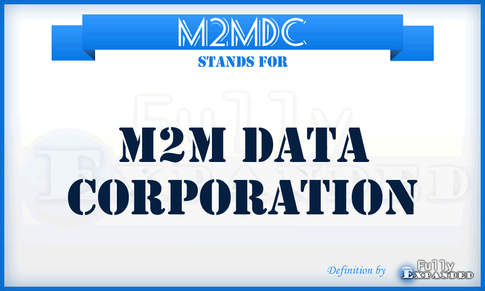 M2MDC - M2M Data Corporation