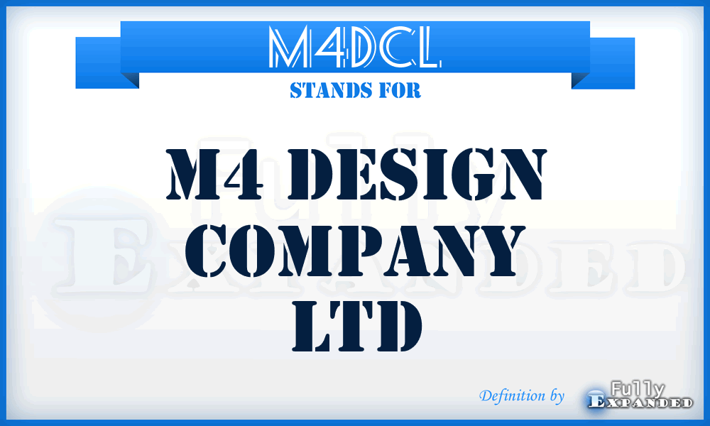 M4DCL - M4 Design Company Ltd