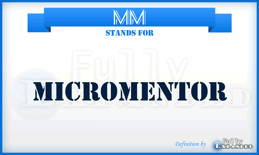 MM - MicroMentor