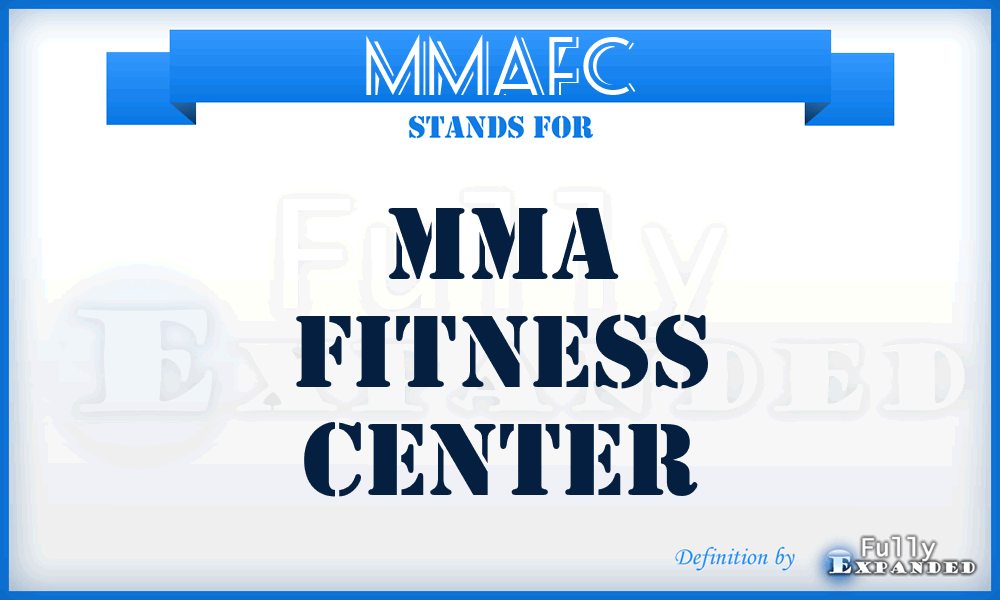 MMAFC - MMA Fitness Center