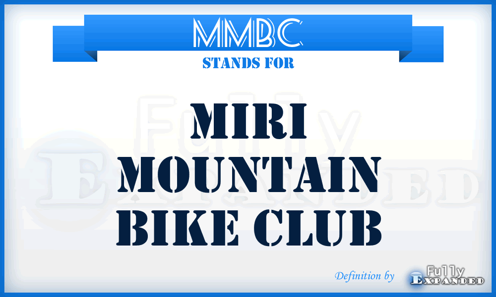 MMBC - Miri Mountain Bike Club