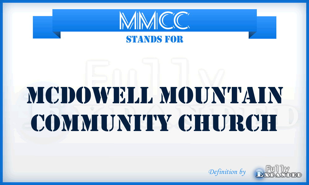 MMCC - Mcdowell Mountain Community Church