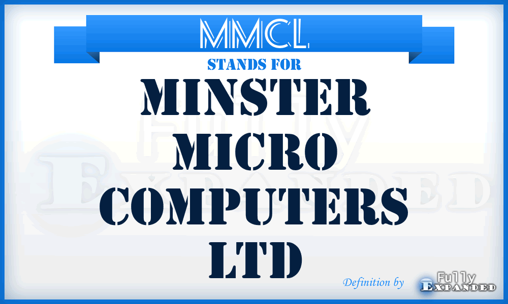 MMCL - Minster Micro Computers Ltd