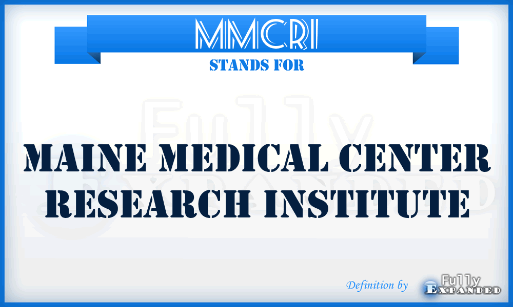 MMCRI - Maine Medical Center Research Institute