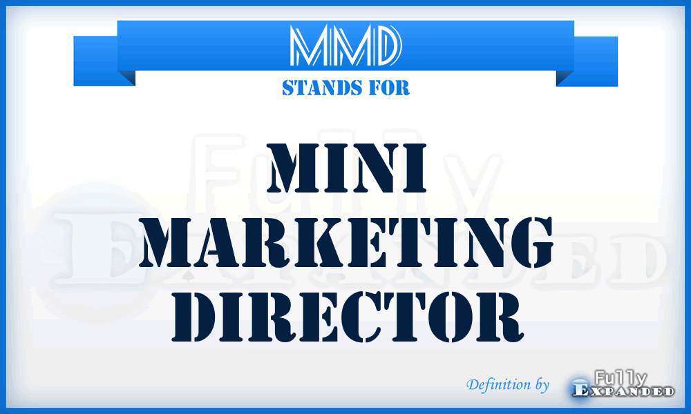 MMD - Mini Marketing Director