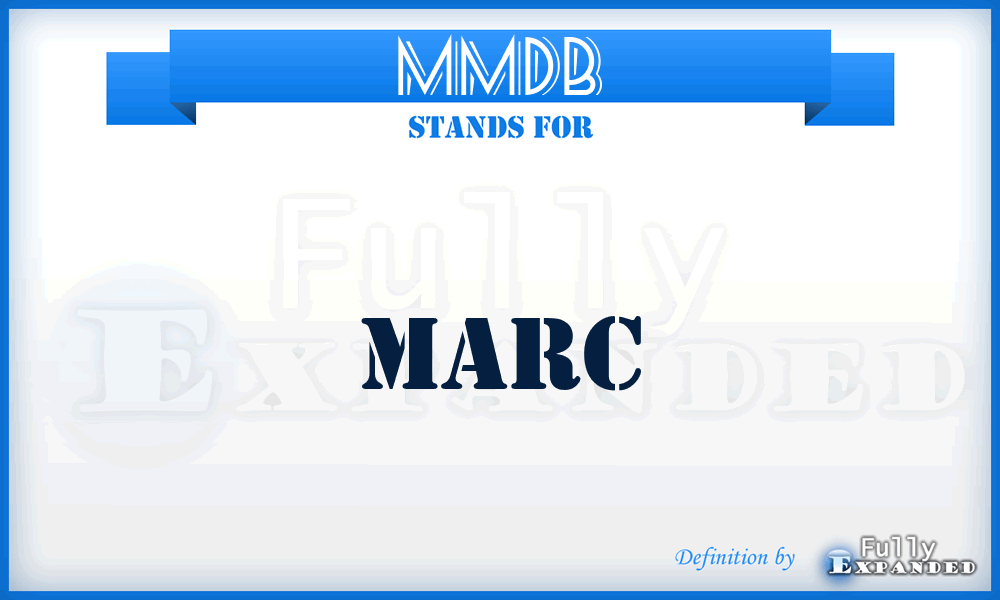 MMDB - MARC