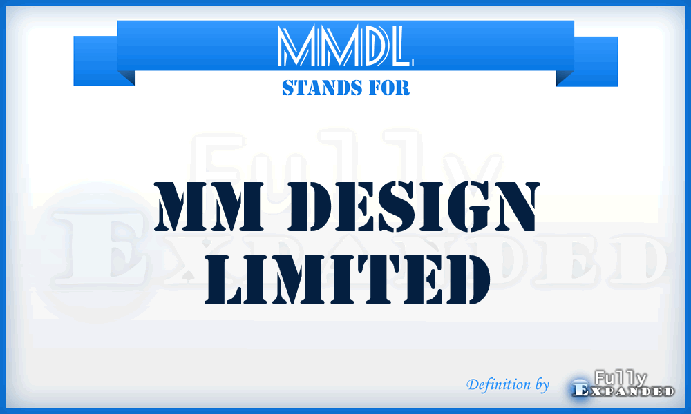 MMDL - MM Design Limited