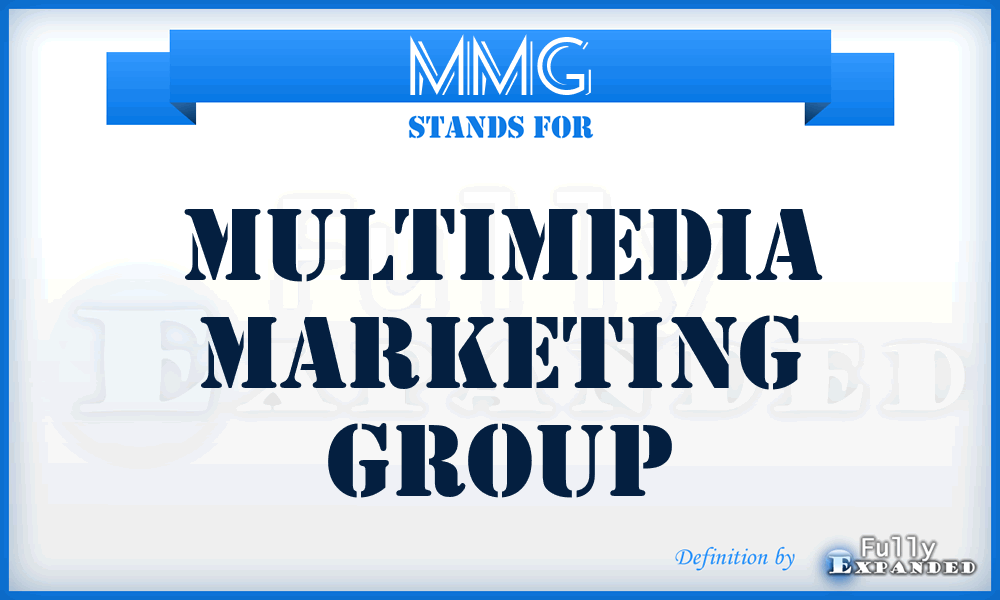MMG - Multimedia Marketing Group