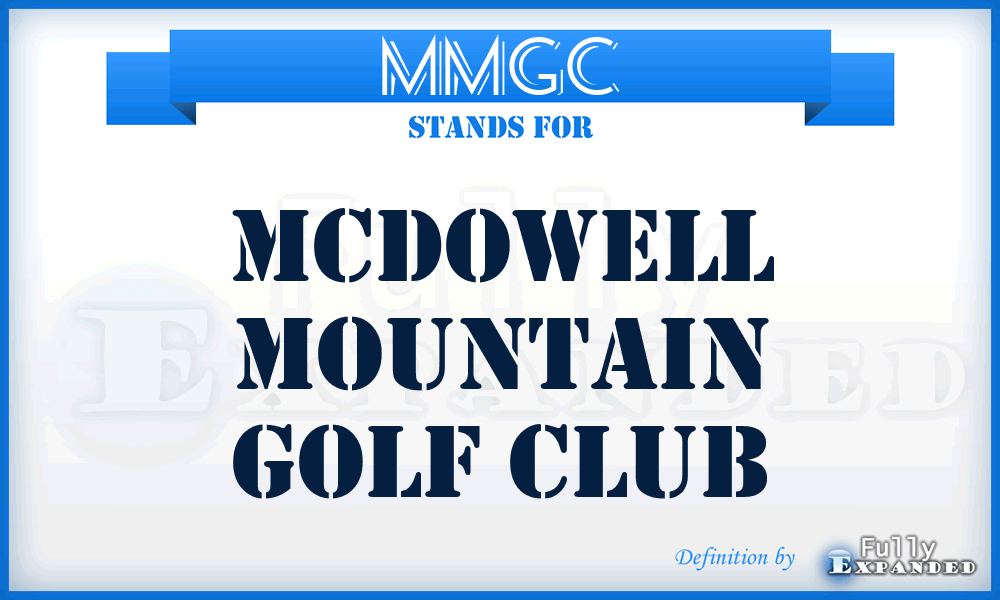 MMGC - Mcdowell Mountain Golf Club