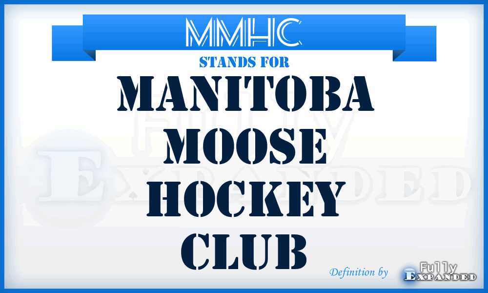 MMHC - Manitoba Moose Hockey Club