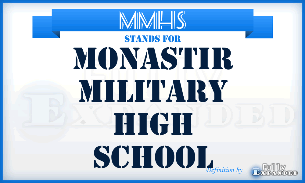 MMHS - Monastir Military High School