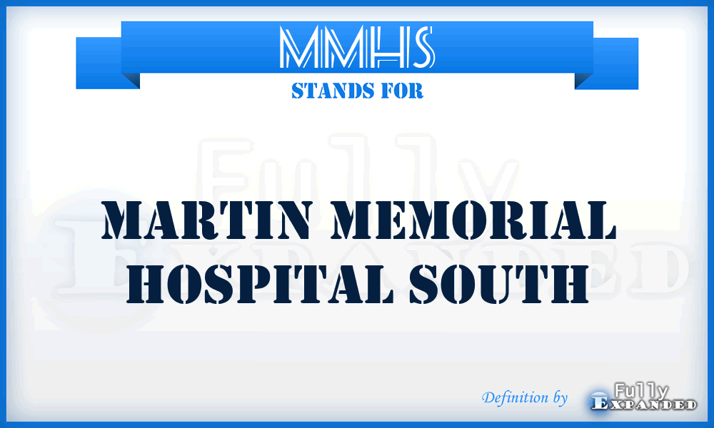 MMHS - Martin Memorial Hospital South