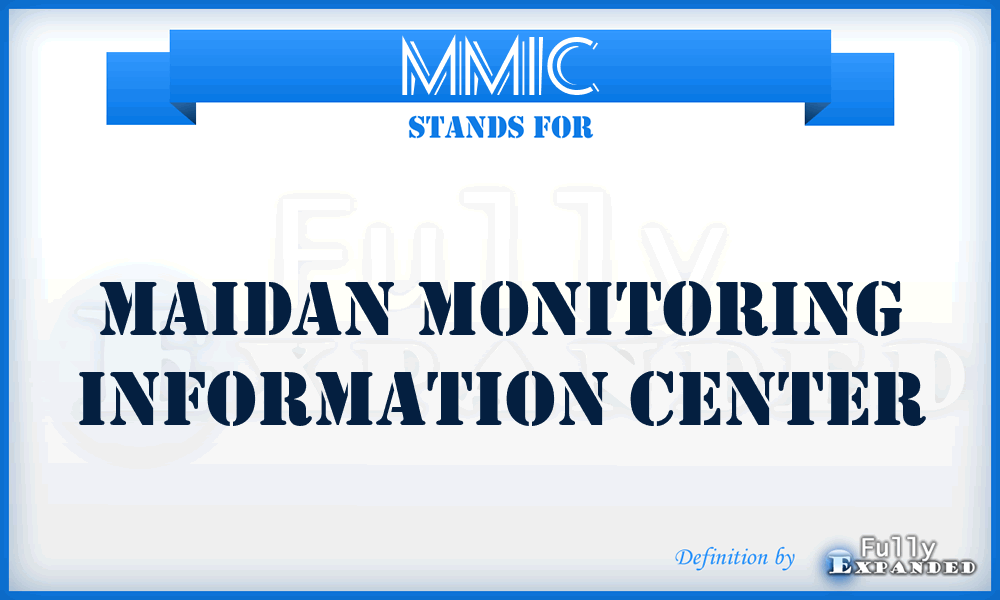 MMIC - Maidan Monitoring Information Center