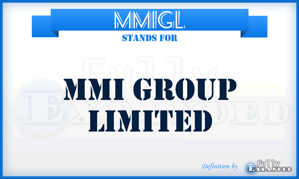 MMIGL - MMI Group Limited
