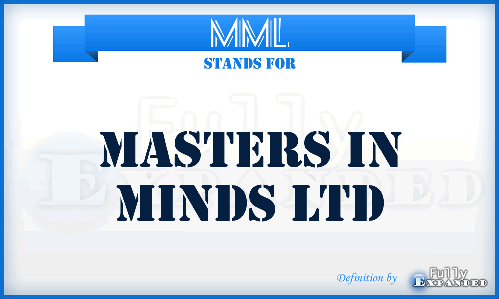 MML - Masters in Minds Ltd