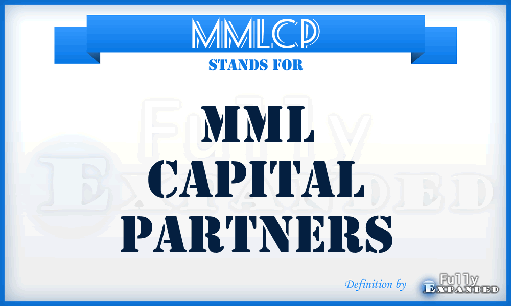 MMLCP - MML Capital Partners