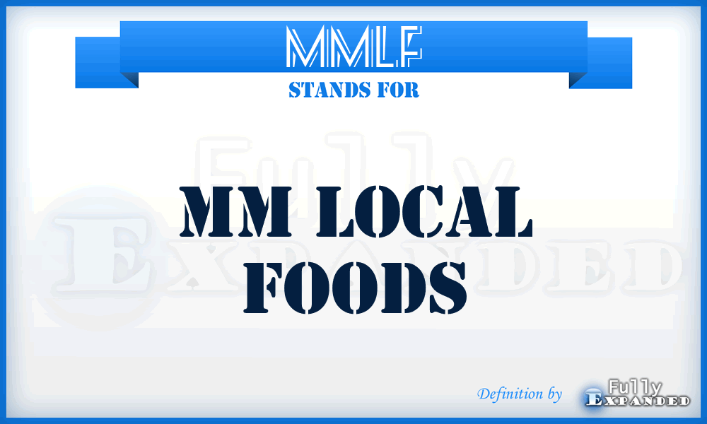 MMLF - MM Local Foods