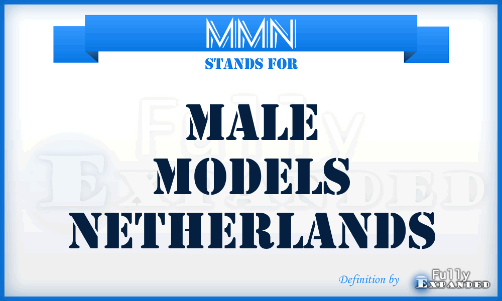 MMN - Male Models Netherlands