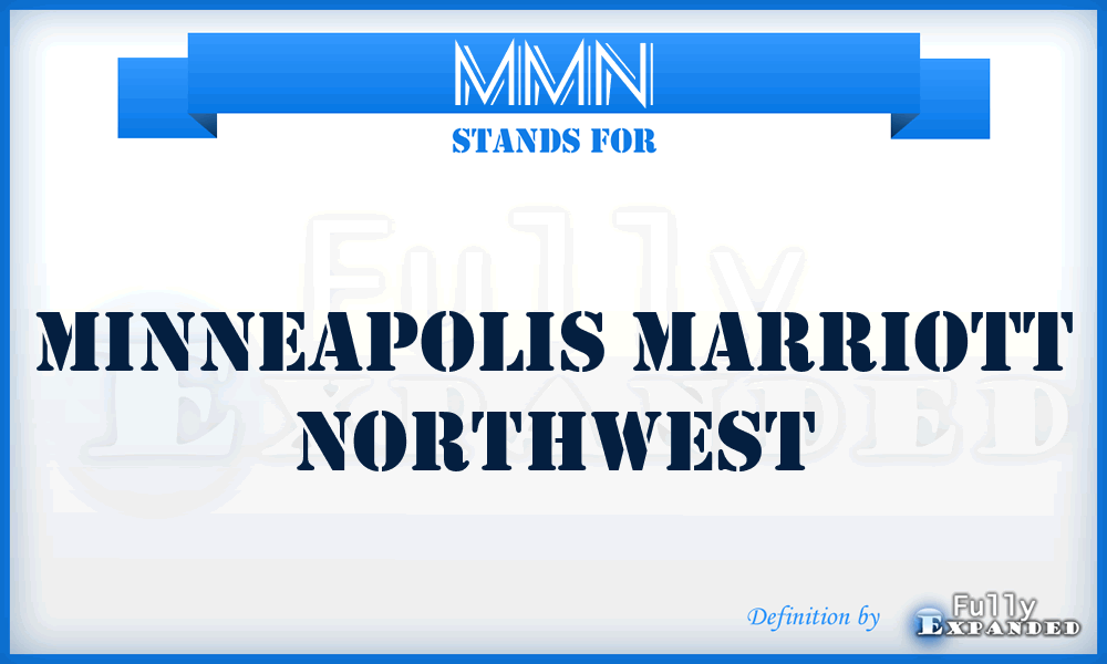MMN - Minneapolis Marriott Northwest
