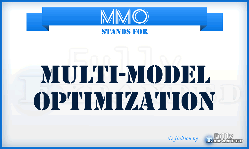 MMO - Multi-Model Optimization