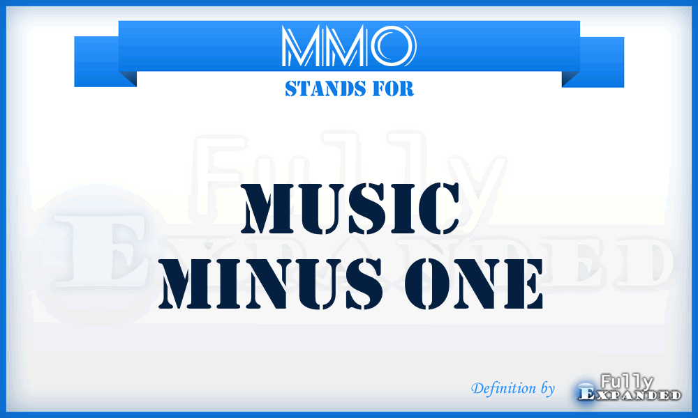 MMO - Music Minus One