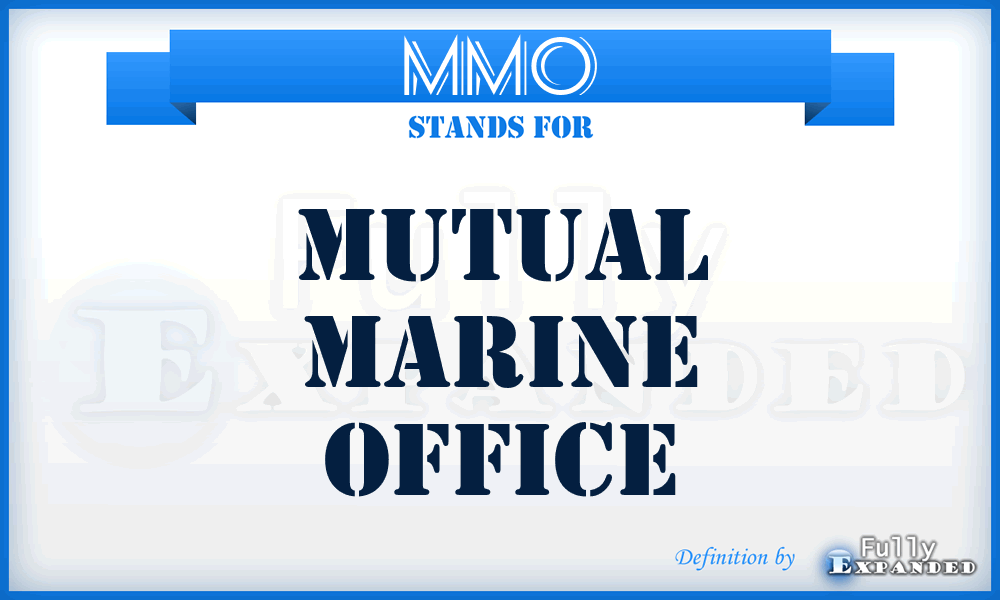 MMO - Mutual Marine Office