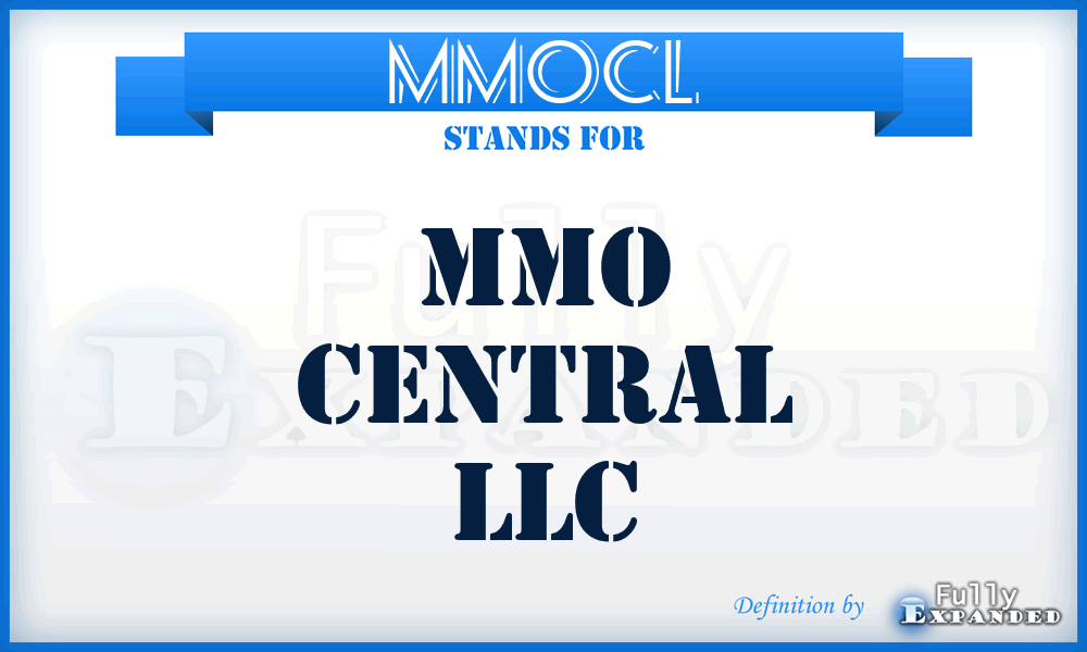 MMOCL - MMO Central LLC