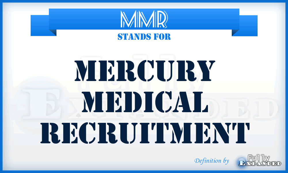 MMR - Mercury Medical Recruitment