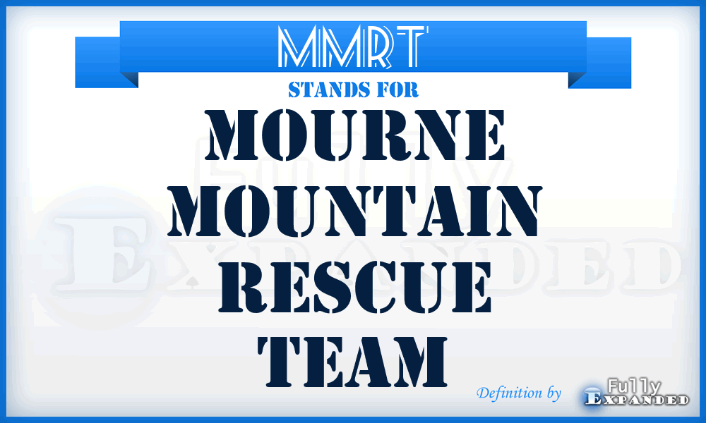 MMRT - Mourne Mountain Rescue Team