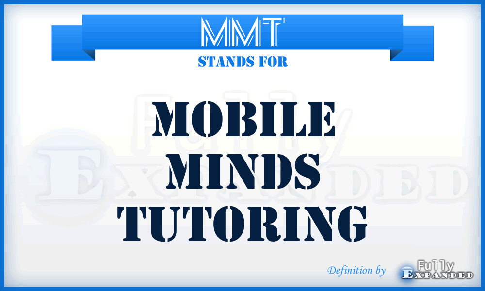 MMT - Mobile Minds Tutoring