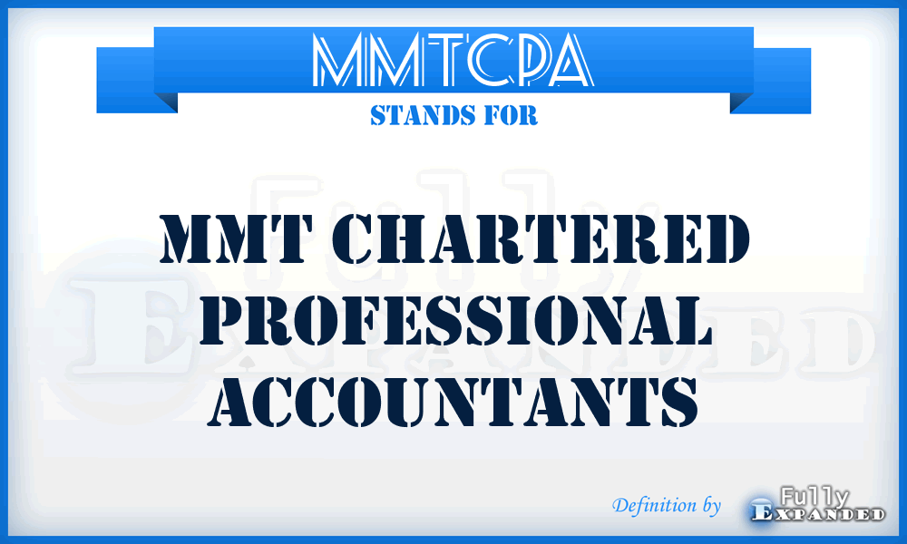 MMTCPA - MMT Chartered Professional Accountants