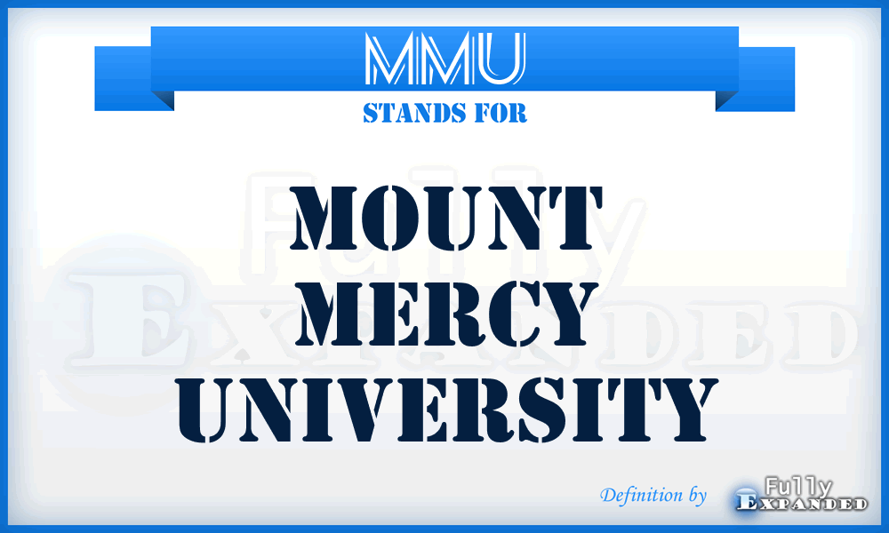 MMU - Mount Mercy University