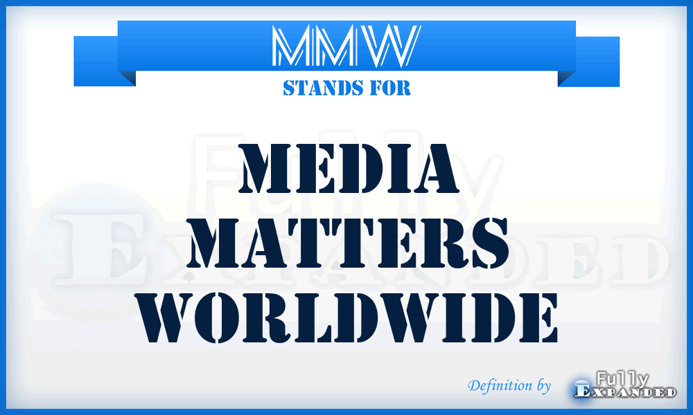 MMW - Media Matters Worldwide