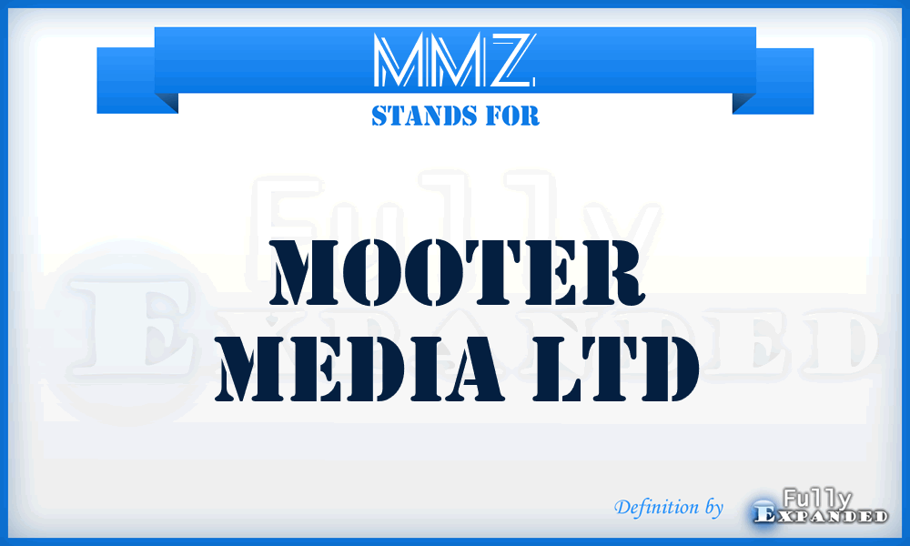 MMZ - Mooter Media Ltd