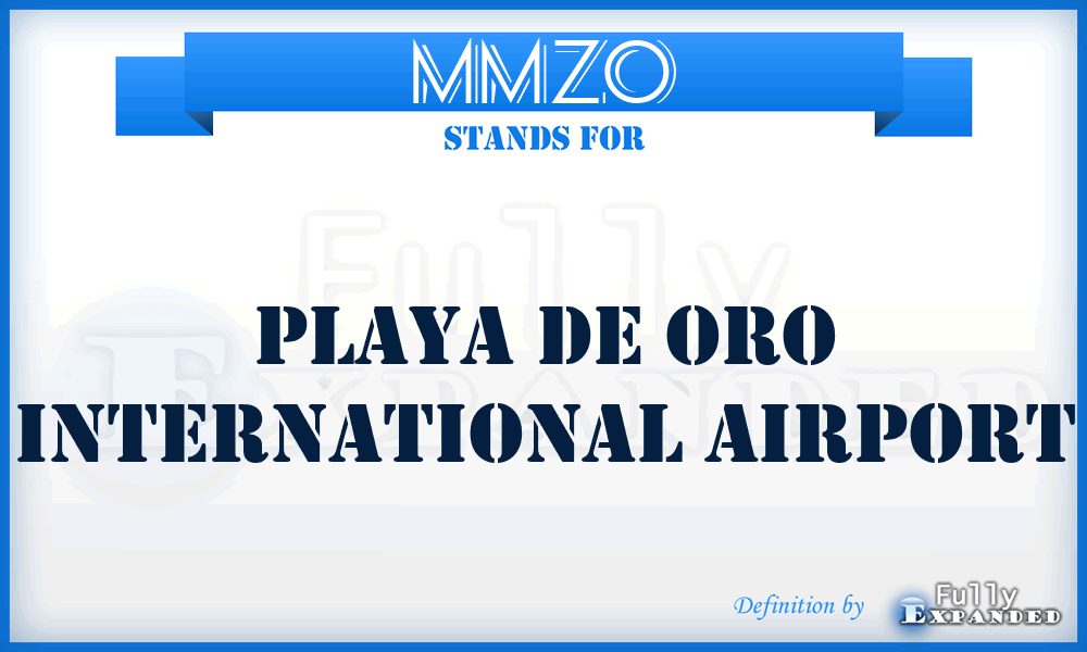 MMZO - Playa De Oro International airport