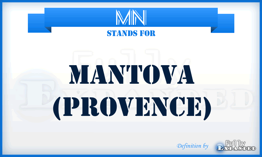 MN - Mantova (Provence)